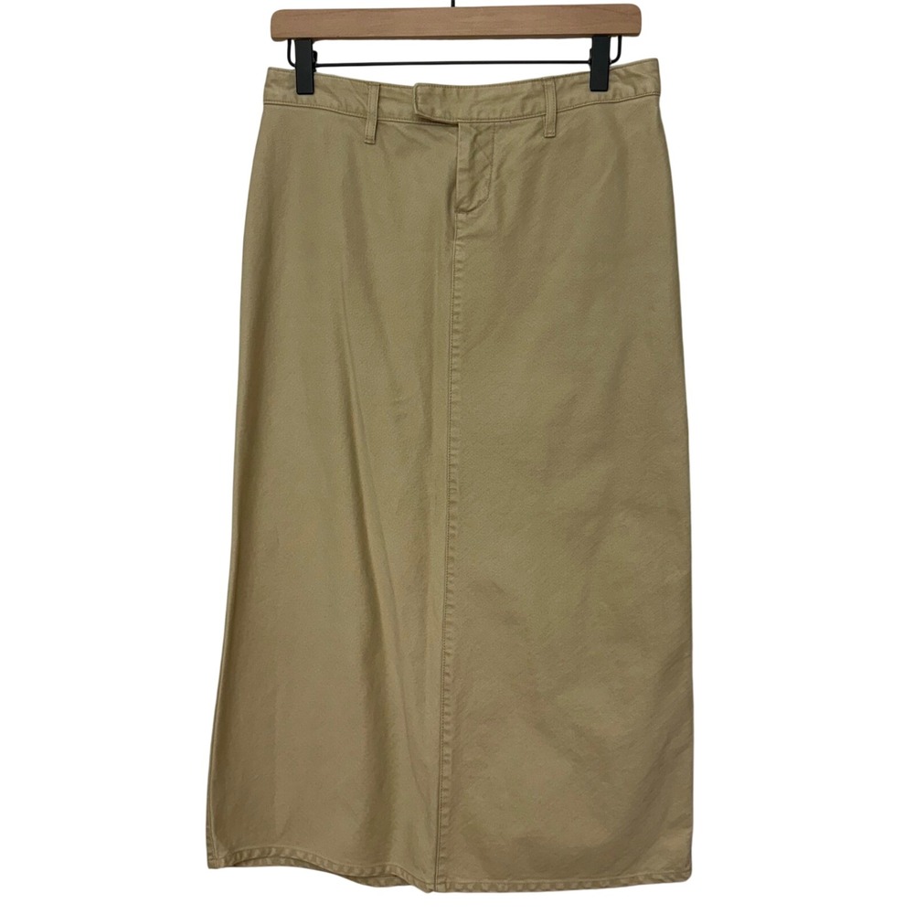 Old Navy Women's Khaki Maxi Skirt High Waist Casual‎ Long Skirt Size 2 Modest
